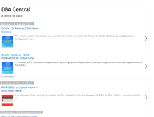 Tablet Screenshot of dbacentral.com